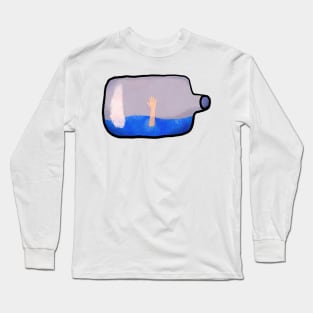 Shipwreck in a bottle Long Sleeve T-Shirt